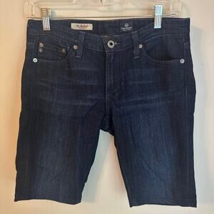 AG women’s size 27R blue jean denim shorts “The Ballad” Slim Boot